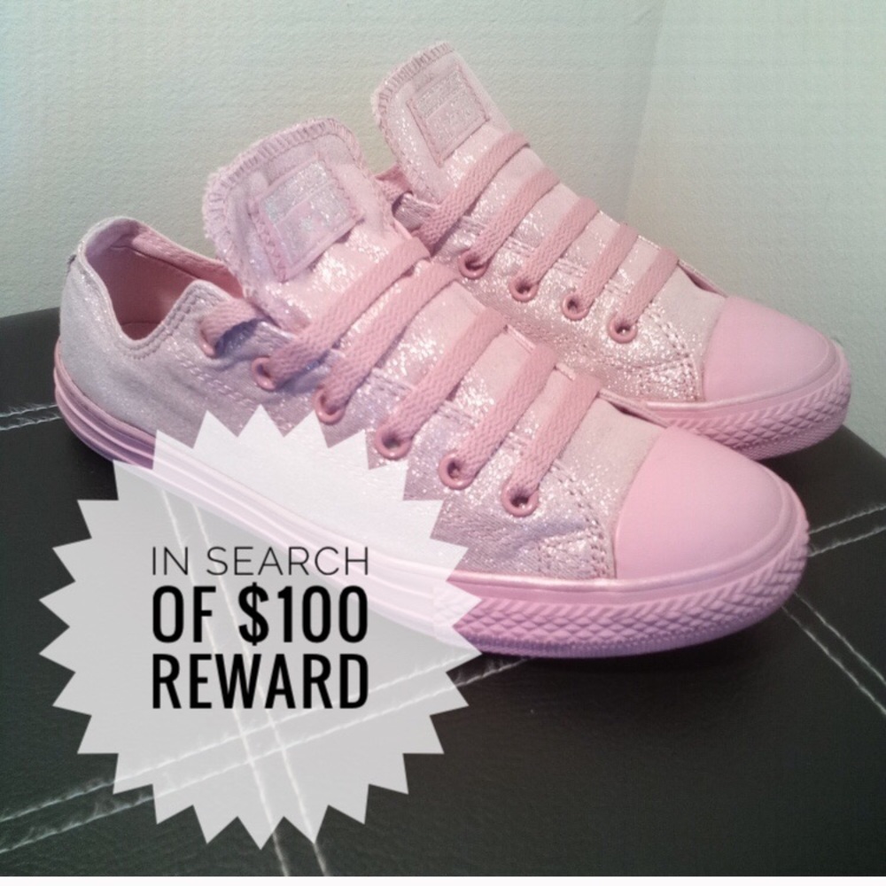 ISO pink shimmer converse In Search Of